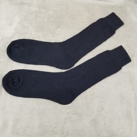 Minus33 Socks Mens Small Navy Blue Merino Wool Workhorse Crew Midweight NWOT - Picture 1 of 6